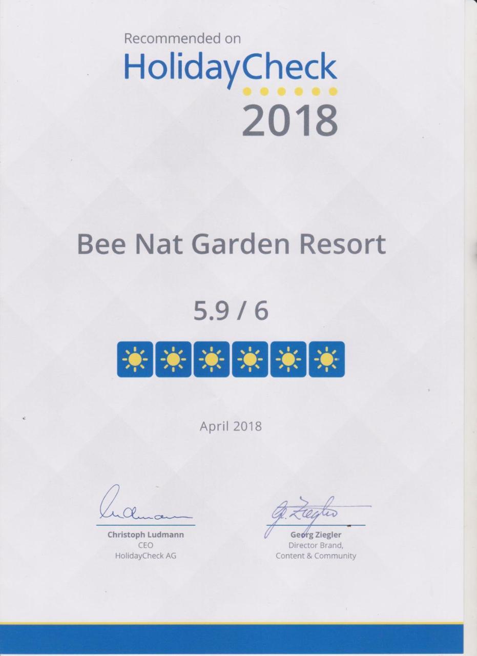 Bee Nat Garden Resort Bang Rak Beach  Eksteriør bilde